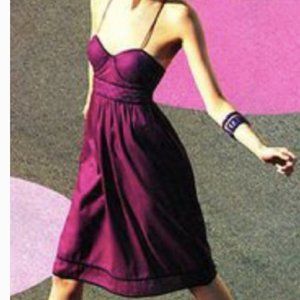 Proenza Schouler Purple Bustier Dress